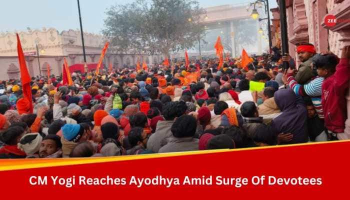 CM Yogi Reaches Ground Zero As Devotees Flock To Ayodhya, Assures Comfortable &#039;Darshan&#039; Of Ram Lalla