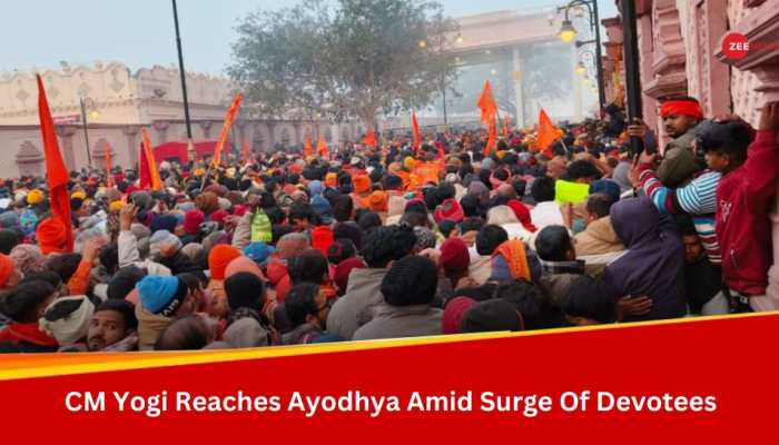 CM Yogi Reaches Ground Zero As Devotees Flock To Ayodhya, Assures Comfortable 'Darshan' Of Ram Lalla