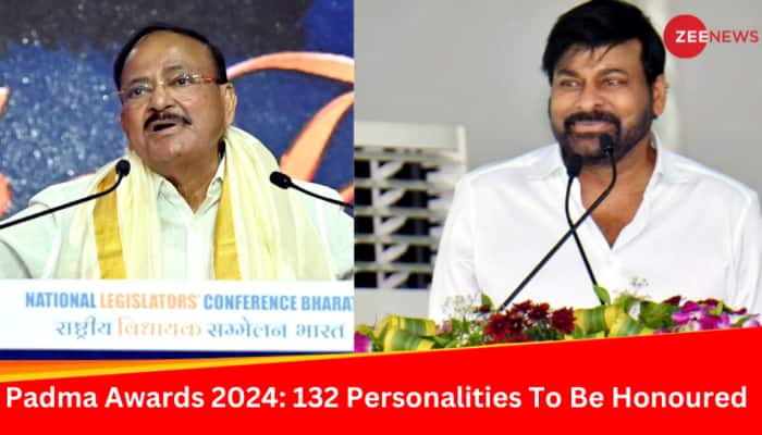 Padma Awards 2024: Venkaiah Naidu, Chiranjeevi, Vyjayantimala Among 132 Recipients; Check Full List