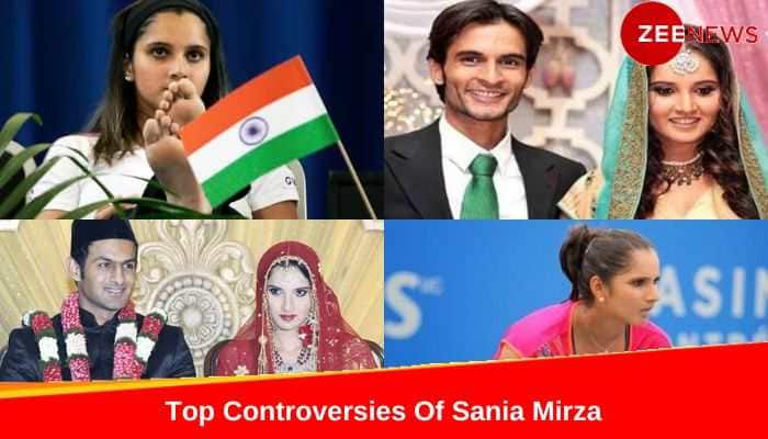 From Disrespecting Tri-Colour To Being Called Pakistan's Daughter-In-Law: Top Controversies Involving Sania Mirza - In Pics