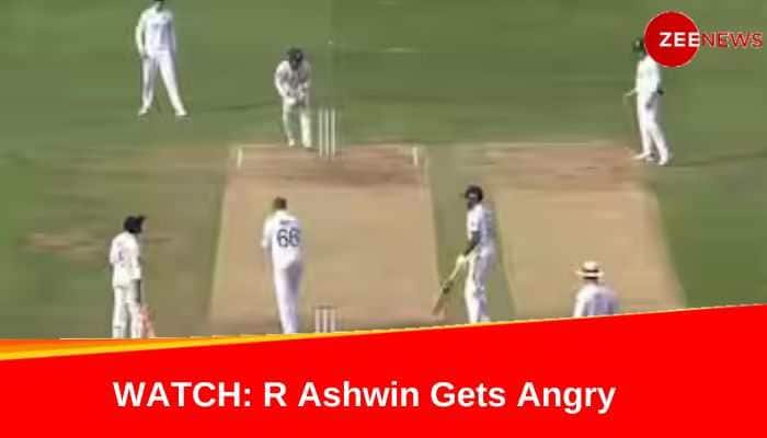 WATCH: R Ashwin Gets Angry As Ravindra Jadeja&#039;s Mistake Cost Him Wicket, Video Goes Viral