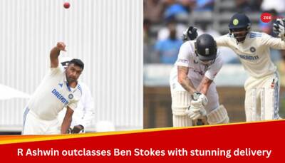 WATCH: R Ashwin Outclasses England Captain Ben Stokes With Stunning Delivery During India vs England 1st Test