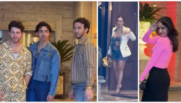 WATCH:Sonam Kapoor, Malaika Arora, Madhuri Dixit Dazzle At Nick Jonas' Party