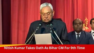 Nitish Kumar Takes Oath As Bihar Chief Minister For Record 9th Time