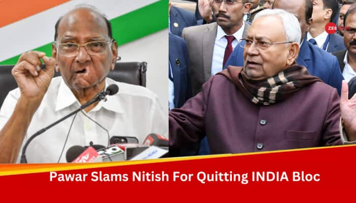 &#039;Public Will Teach Him A Lesson...&#039;: Sharad Pawar Blasts Nitish Kumar For Breaking Away From INDIA Bloc