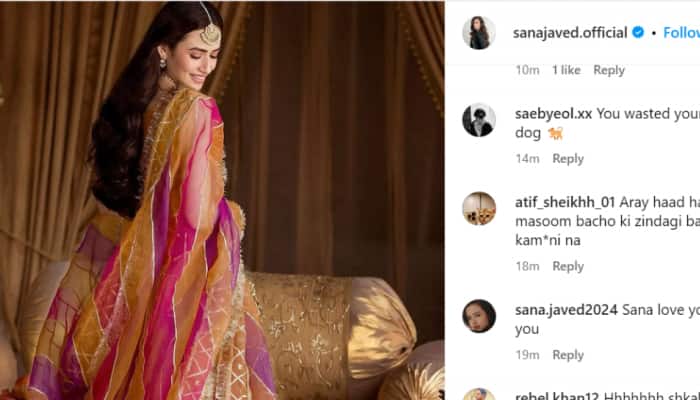 &#039;Your Marriage Will...&#039;, Shoaib Malik&#039;s Wife Sana Javed Gets Brutally Trolled After She Posts Wedding Lehengas Pics