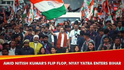 Amid Nitish Kumar's Flip-Flop, Rahul Gandhi's Bharat Jodo Nyay Yatra Enters Bihar
