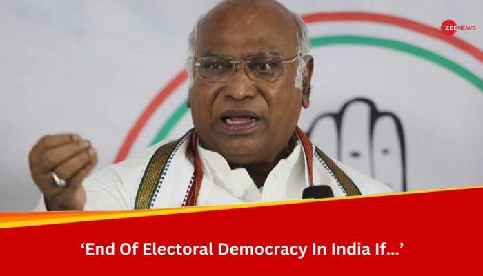 'If Narendra Modi Retains Power...': Mallikarjun Kharge Warns Of Dictatorship In India 