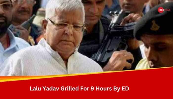 Lalu Yadav Grilled For 9 Hours By ED In Land For Jobs Case; RJD Says &#039;PM Modi Is Scared&#039;
