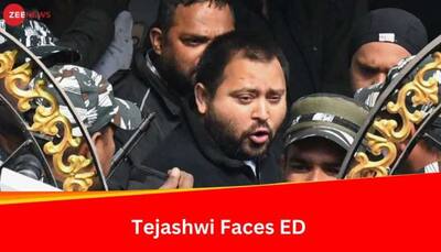 ED Questions Tejashwi Yadav For 8 Hours In Land-For-Job Case; RJD Leader Waves Victory Sign