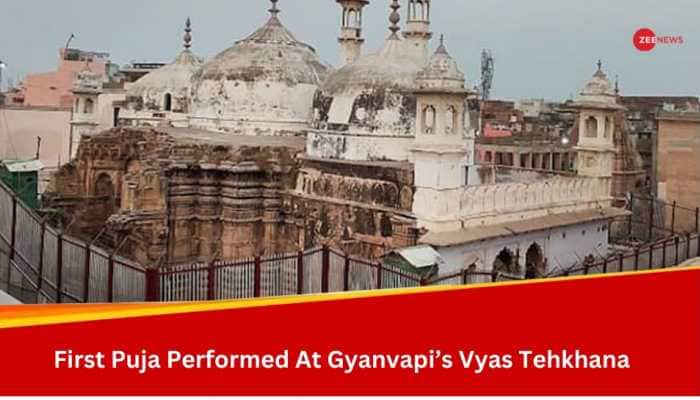 Puja Performed At Gyanvapi&#039;s &#039;Vyas Parivar Tehkhana&#039; After Varanasi Court&#039;s Nod, Here&#039;s The First Picture