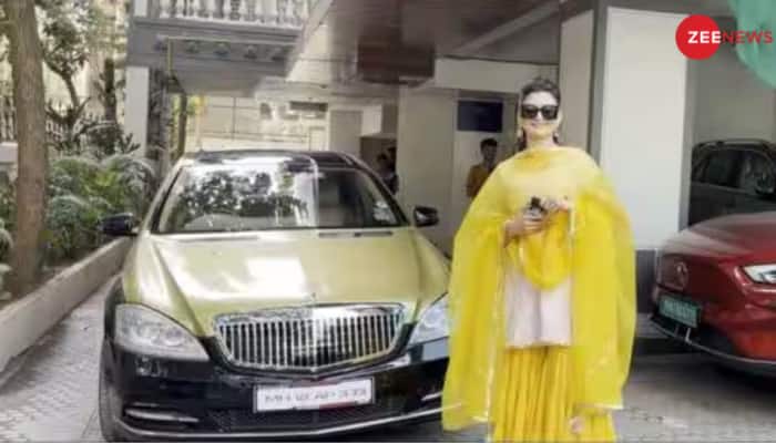  Urvashi Rautela Wraps Her Old Mercedes-Benz S-Class Like A Maybach - Check Here