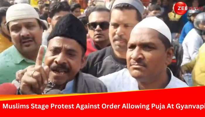 Muslims Protest Against Court Order Allowing Puja In Gyanvapi Tehkhana, Claim &#039;No Proof Of...&#039;