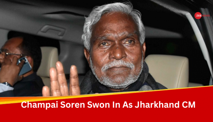 Champai Soren Takes Oath As New Jharkhand CM, Alamgir Alam, Bhokta Sworn In As Ministers Champai Soren Takes Oath As New Jharkhand CM, Alamgir Alam, Bhokta Sworn In As Ministers