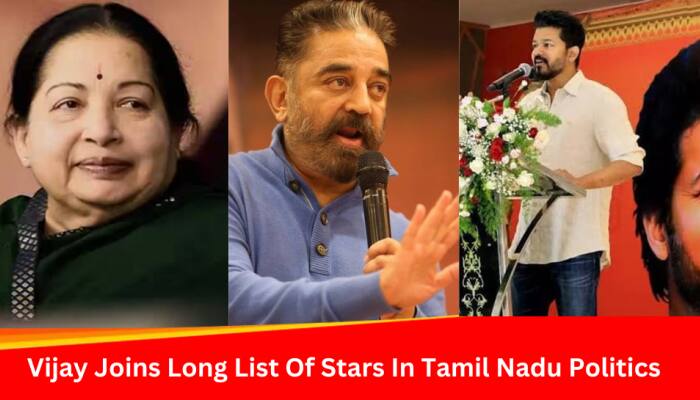 As Actor Vijay Launches Political Party, Here's A List Of Stars Who Entered Tamil Nadu Politics In Past