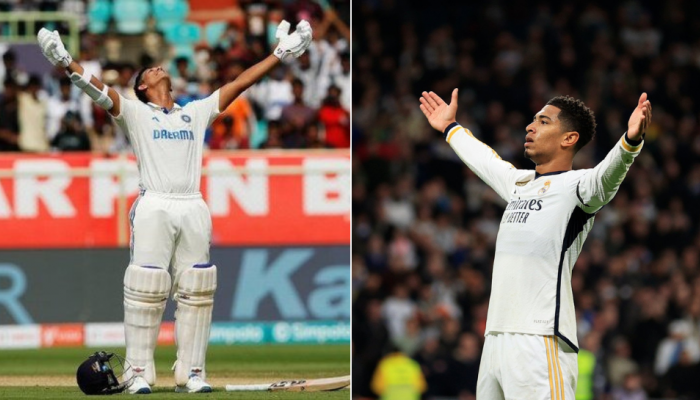 Yashasvi Jaiswal Celebrates Century Like Real Madrid Star Boy Jude Bellingham - WATCH Yashasvi Jaiswal Celebrates Century Like Real Madrid Star Boy Jude Bellingham - WATCH