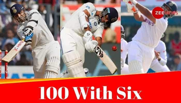 From Yashasvi Jaiswal To Sachin Tendulkar: Indian Cricketers Who Completed Hundred With Six - In Pics