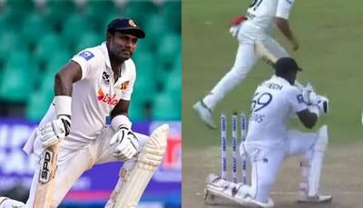 WATCH: Angelo Mathews Hits Boundary & Wicket On The Same Ball, Video Goes Viral 