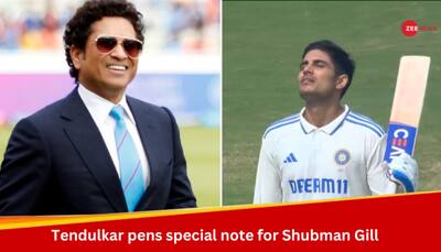 Sachin Tendulkar Pens Special Note For Shubman Gill For His Century Against England In 2nd Test