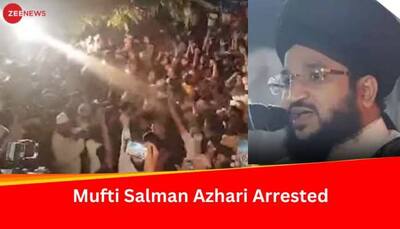 Islamic Cleric Salman Azhari Arrested By Gujarat ATS From Mumbai In Hate Speech Case; Supporters Protest Outside Police Station