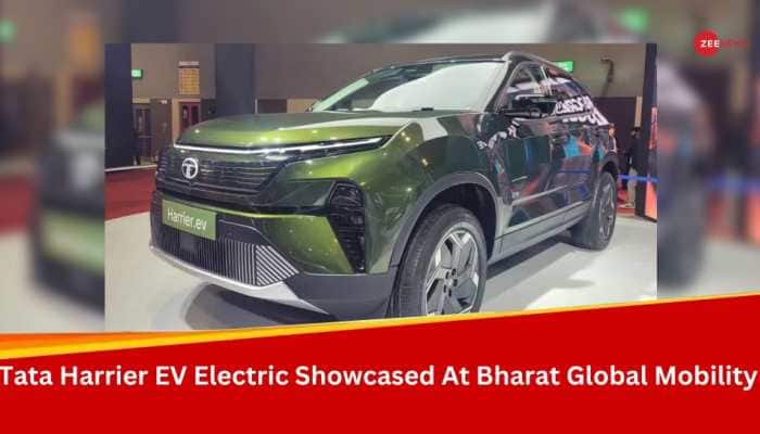 Production-Spec Tata Harrier EV Showcased At Bharat Global Mobility Expo