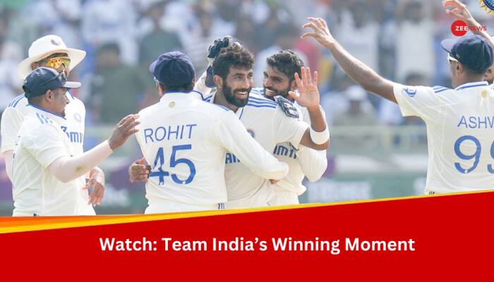 Watch: Team India&#039;s Winning Moment In 2nd Test Vs England As Jasprit Bumrah Cleans Up Tom Hartley; Check Twitter Reactions As Fans Go Crazy 