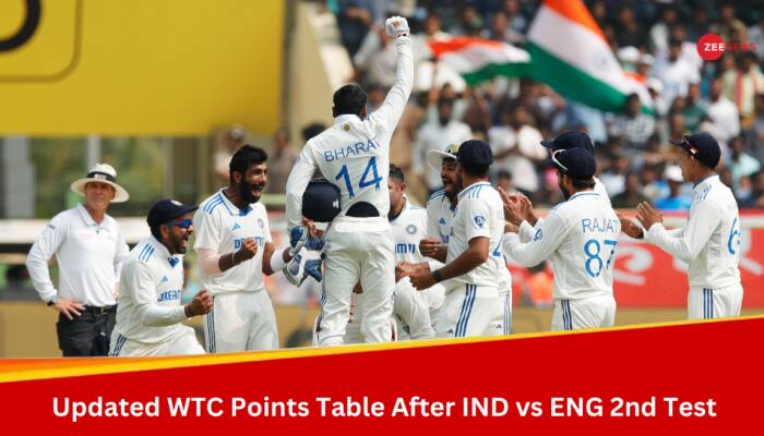 WTC Points Table 2023-25: Team India Get Big Jump In Rankings, England Take 8th Spot After IND vs ENG 2nd Test