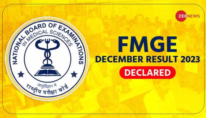 FMGE December Result 2023 Declared At natboard.edu.in- Check Direct Link Here