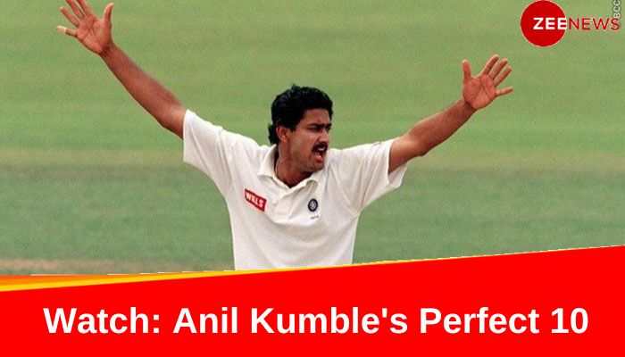 This Day That Year: Anil Kumble's Perfect 10 - Reliving The Magic Of Cricket's Greatest Spin Master; Watch Old Video