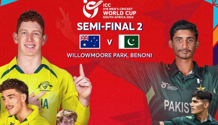 Australia U19 vs Pakistan U19 World Cup 2024 Live Streaming: When, Where and How To Watch AUS Under 19 Vs PAK Under 19 Semifinal 2 Match Live Telecast On Mobile APPS, TV And Laptop?