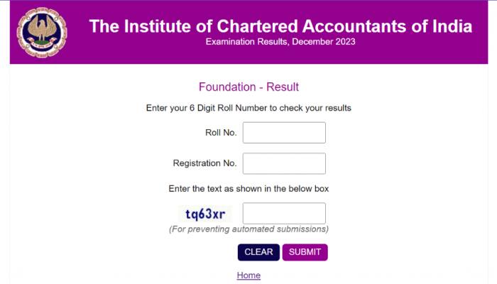 ICAI CA Foundation December Session Result 2023 Declared At icai.nic.in- Check Direct Link, Steps To Download Here