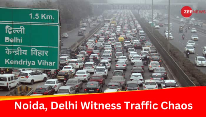 Noida, Delhi Witness Traffic Chaos Due To Farmers&#039; Protest; Check Routes, Traffic Diversion Details