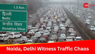 Noida, Delhi Witness Traffic Chaos Due To Farmers' Protest; Check Routes, Traffic Diversion Details