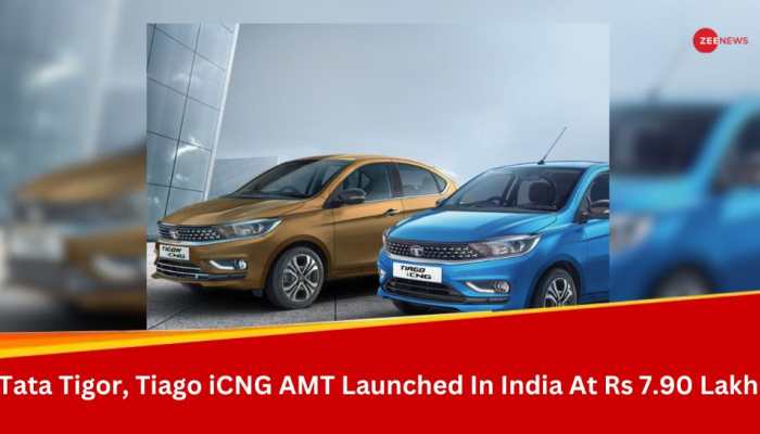 Tata Tigor, Tiago iCNG AMT Launched In India At Rs 7.90 Lakh