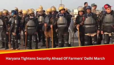 Haryana Tightens Security, Borders To Be Sealed Ahead Of Punjab Farmers' 'Delhi Chalo' March
