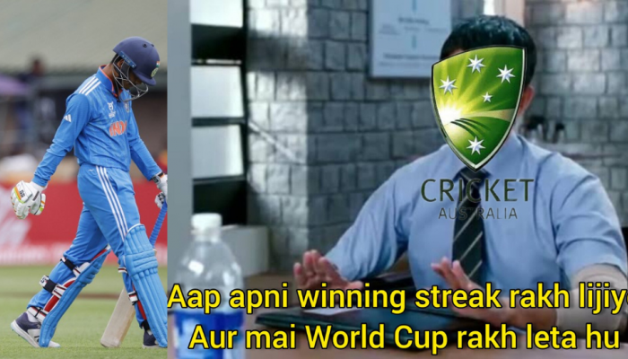 Memes Pour In After India Lose Third Straight ICC Final To Australia After Loss In U19 World Cup Final; Check Reactions Memes Pour In After India Lose Third Straight ICC Final To Australia After Loss In U19 World Cup Final; Check Reactions