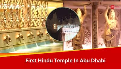 Abu Dhabi's First Hindu Temple Illuminates Ahead Of Inauguration By PM Modi- Watch