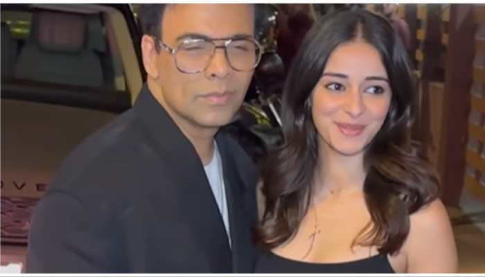 Ananya Panday Exudes Oomph In Bodycon Maxi Dress At Neha Dhupia's House Party - WATCH 