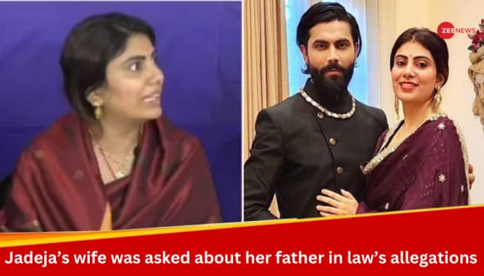 WATCH: Jadeja&#039;s Wife Loses Cool When Asked About Father In law&#039;s Allegations Towards Her