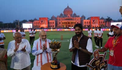 Hardik Pandya Inaugurates Gandhinagar Premier League In Ahmedabad With Union Home Minister Amit Shah