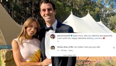Pat Cummins' Epic Reply To Fan's 'Love Your Wife' Comment On Valentine's Day Pic On Instagram Is Unmissable