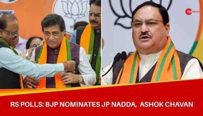 Rajya Sabha Polls: BJP Nominates JP Nadda From Gujarat, Ashok Chavan From Maharashtra