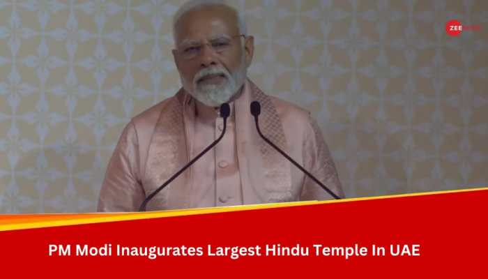 'Every Second Of My Life Dedicated To Maa Bharti': PM Modi At Inauguration Of BAPS Hindu Mandir In UAE