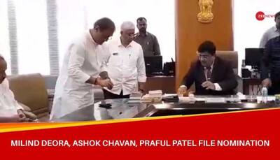 Milind Deora, Ashok Chavan, Praful Patel File Nomination For Rajya Sabha From Maharashtra 