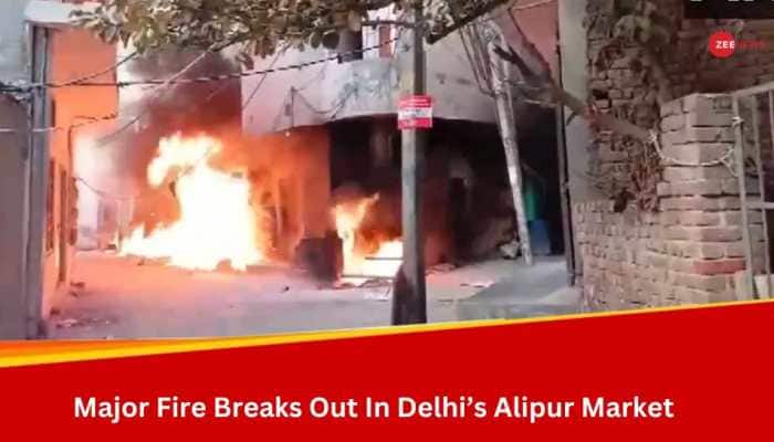 Major Fire Breaks Out In Delhi&#039;s Alipur Market, 7 Dead