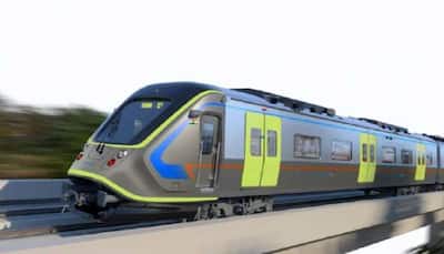 First Look Of Meerut Metro Trains Unveiled As NCRTC Gets Delivery Of Trainsets