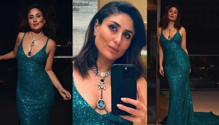 Kareena Kapoor Makes Jaws Drop In Sizzling Ocean Green Gown At Ball Of Arabia, Pics Inside