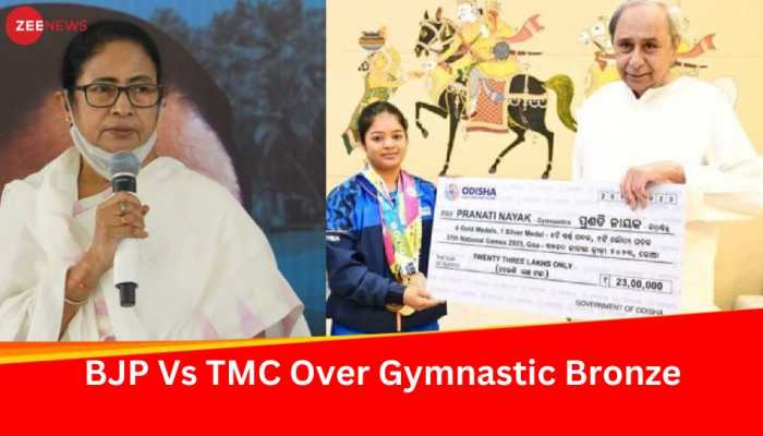 Pranati Nayak&#039;s Gymnastic Bronze Sparks BJP vs TMC Social Media War Over Mamata Banerjee&#039;s Remark