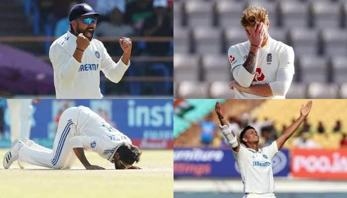 Records Tumble As Team India Register Their Biggest Win In Test Cricket - In Pics