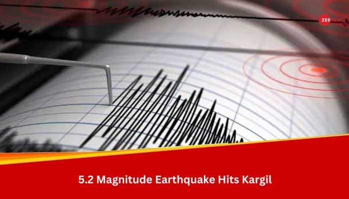 Earthquake Today: 5.2 Magnitude Earthquake Hits Ladakh&#039;s Kargil; No Damage Reported